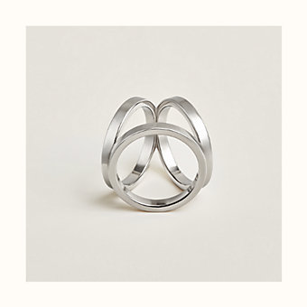 Cube Collier de Chien scarf ring | Hermès USA